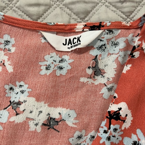 BB Dakota long sleeve floral top with tie in front XS - Picture 5 of 5